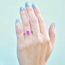 RHAPSODY Ruby and Diamond (VS/E-F) Platinum Halo Ring (1.75cts)