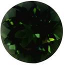 Natural Dark Green Tourmaline 5mm Round Brilliant Cut