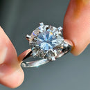 5.01ct Lab-Grown Diamond Solitaire Ring in Platinum, IGI Certified