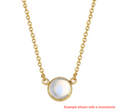 Floating Design Gemstone Birthstone 18ct Yellow Gold Necklace (Custom Made)