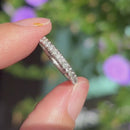 Half Eternity Diamond Palladium Band (0.25ct)