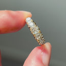 Antique Old Mine Cut Diamond Half Hoop Engagement Ring in 18ct Yellow Gold (Approx. 1.06ct)