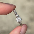 H. Samuel (Discontinued) 0.33ct Diamond Twist Ring in 9ct White Gold