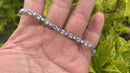 Salavetti Italy Aquamarine and Diamond Line Bracelet (4.87cts)