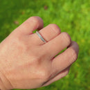 Platinum Channel Set Half Eternity 0.33ct Diamond Stackable Band