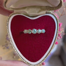 Vintage Blue Zircon Five-Stone Ring (1.11cts)