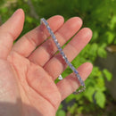 Tanzanite Sterling Silver Tennis Bracelet
