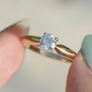 Vintage Brilliant Cut Diamond Solitaire Engagement Ring (0.50ct)