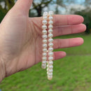 Vintage Cultured Pearl Necklace With 9ct Yellow Gold Clasp