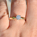 Vintage Brilliant Cut Diamond Solitaire Engagement Ring (0.50ct)