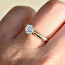 Vintage Brilliant Cut Diamond Solitaire Engagement Ring (0.50ct)