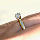 Vintage Brilliant Cut Diamond Solitaire Engagement Ring (0.50ct)