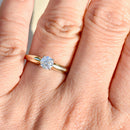 Vintage Brilliant Cut Diamond Solitaire Engagement Ring (0.50ct)