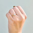 Vintage Brilliant Cut Diamond Solitaire Engagement Ring (0.50ct)