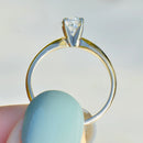 Vintage Brilliant Cut Diamond Solitaire Engagement Ring (0.50ct)