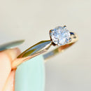 Vintage Brilliant Cut Diamond Solitaire Engagement Ring (0.50ct)