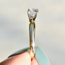 Vintage Brilliant Cut Diamond Solitaire Engagement Ring (0.50ct)