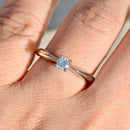 Vintage 18ct White Gold Brilliant Cut Diamond Solitaire Engagement Ring (0.26ct)
