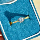 Vintage 18ct Yellow Gold Brilliant Cut Diamond Solitaire Engagement Ring(0.32ct)
