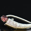 Vintage Sterling Silver Scottish Dirk Dagger Brooch