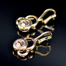 Chopard Happy Diamonds 18CT Rose Gold Diamond Drop Earrings (Preowned)