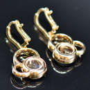 Chopard Happy Diamonds 18CT Rose Gold Diamond Drop Earrings (Preowned)