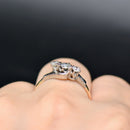 Vintage Diamond 18ct Yellow Gold Trilogy Engagement Ring (0.36ct)