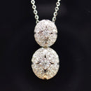 Diamond Eggs Pendant & Necklace