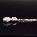 Diamond Eggs Pendant & Necklace