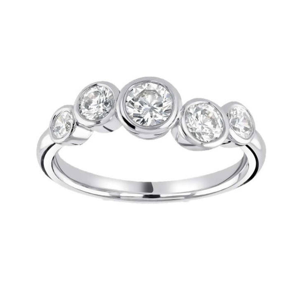 Five Stone Diamond Dress Ring